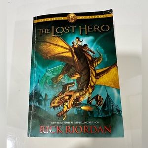 The lost hero book by Rick Riordan.